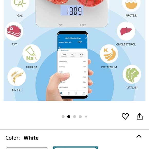 Renpho smart nutrition scale - Picture 4 of 4